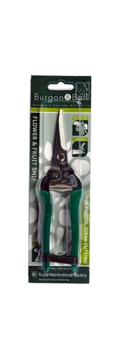 RHS Flower & Fruit Snip Burgon & Ball -Outdoor Garden Care Shop search 1075