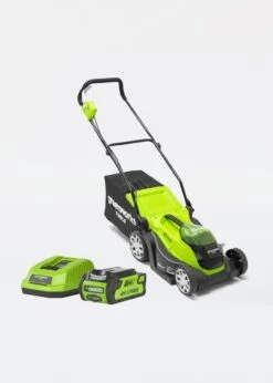 Greenworks 40V 35cm (14") Cordless Lwnmwr W Batt&Charger