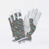 Med Flowers Prem Leather Gloves Kent & Stowe