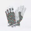 Sml Flowers Prem Leather Gloves Kent & Stowe