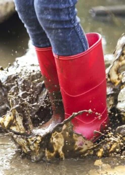 11 Red Classic Kids Wellies -Outdoor Garden Care Shop search 1352