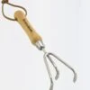 K & S Stainless Steel Hand 3 Prong Cultivator