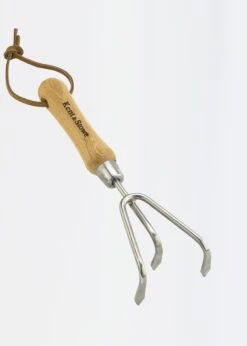 K & S Stainless Steel Hand 3 Prong Cultivator