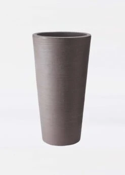 40cm Brown Varese Tall Planter Stewart