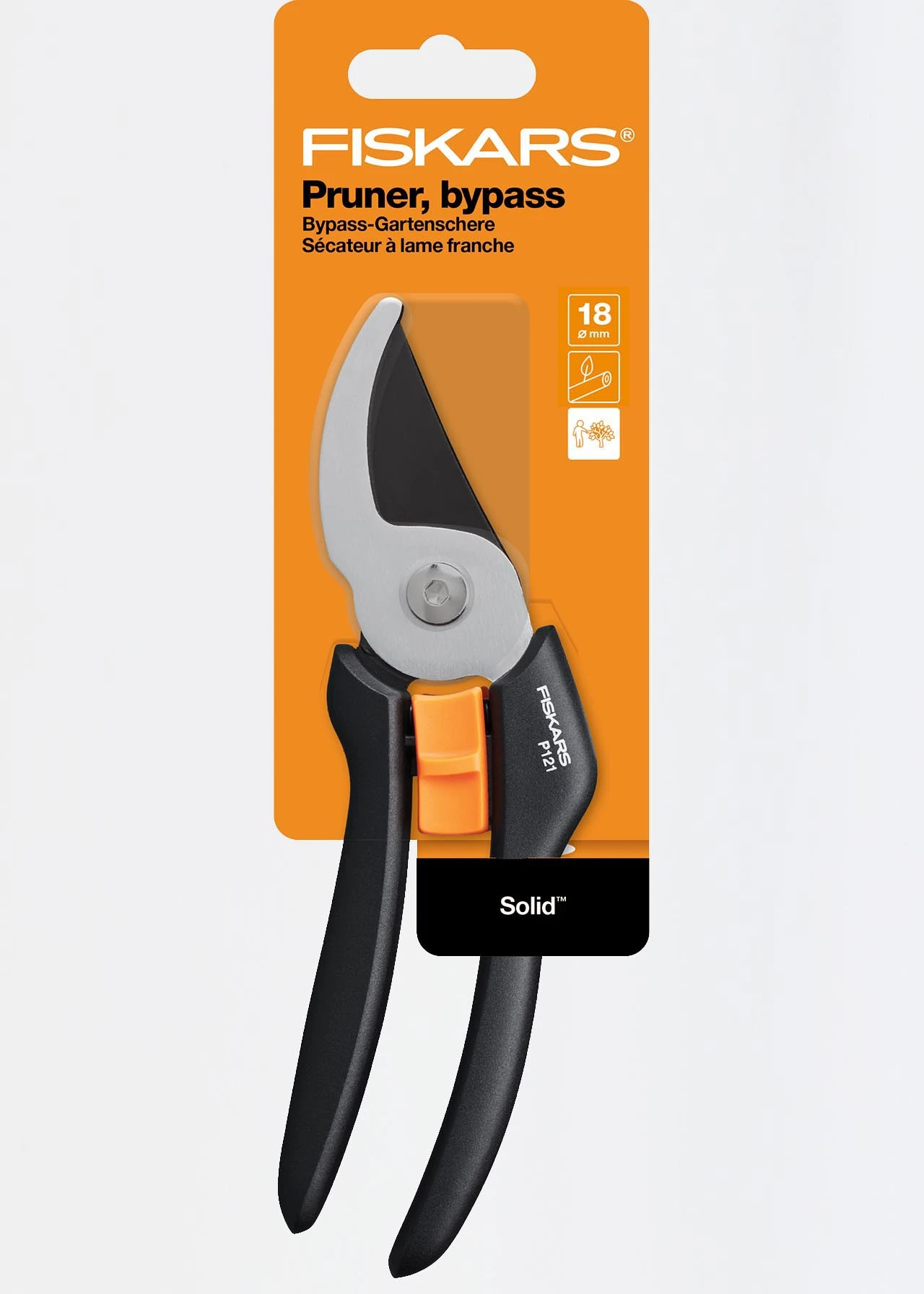 Fiskars Solid Pruner Bypass P121 2 Fiskars Solid Pruner Bypass P121 - Image 2