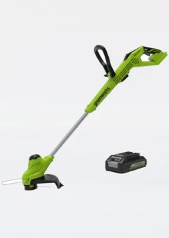 Greenworks 24V Line Trimmer With 2Ah Battery & Charger