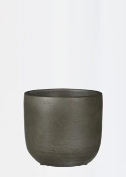 Nora Pot Round Dark Green 17cm