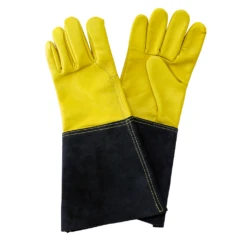 Men's Lux Leather Gauntlet Gloves Kent & Stowe Large
