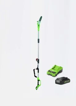 Greenworks 24V 20cm (8") Cordless Polesaw With Battery & Cha