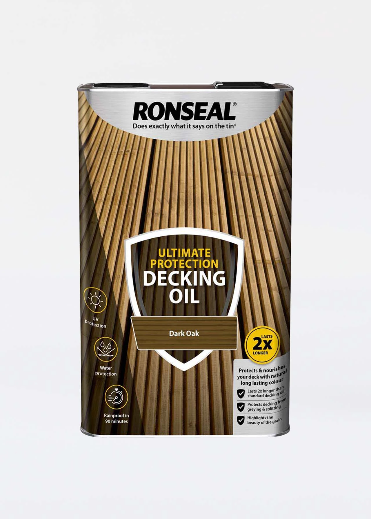 5L Dark Oak Decking Oil 1 5L Dark Oak Decking Oil