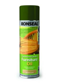 500ml Natural Clear Hardwood Oil Aerosol Ronseal