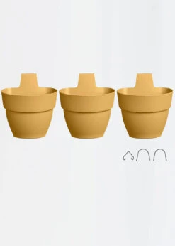 Elho Vibia Campana Vertical Forest Set/3 Yellow