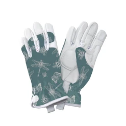 Ladies Prem Leather Gloves Kent & Stowe Small Flutterbugs