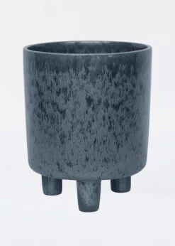 Pisa Reactive Glaze Planter 20cm Glacier Blue