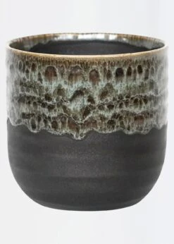 Olivine Reactive Glaze Planter 18cm