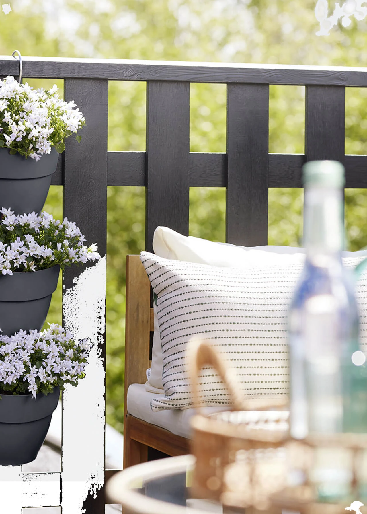 Elho Vibia Campana Vertical Forest Set/3 Anthracite 3 Elho Vibia Campana Vertical Forest Set/3 Anthracite - Image 3