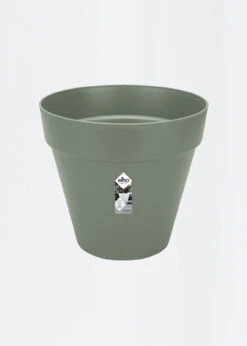 Elho Loft Urban Round Pot With Wheels 40cm Pistachio