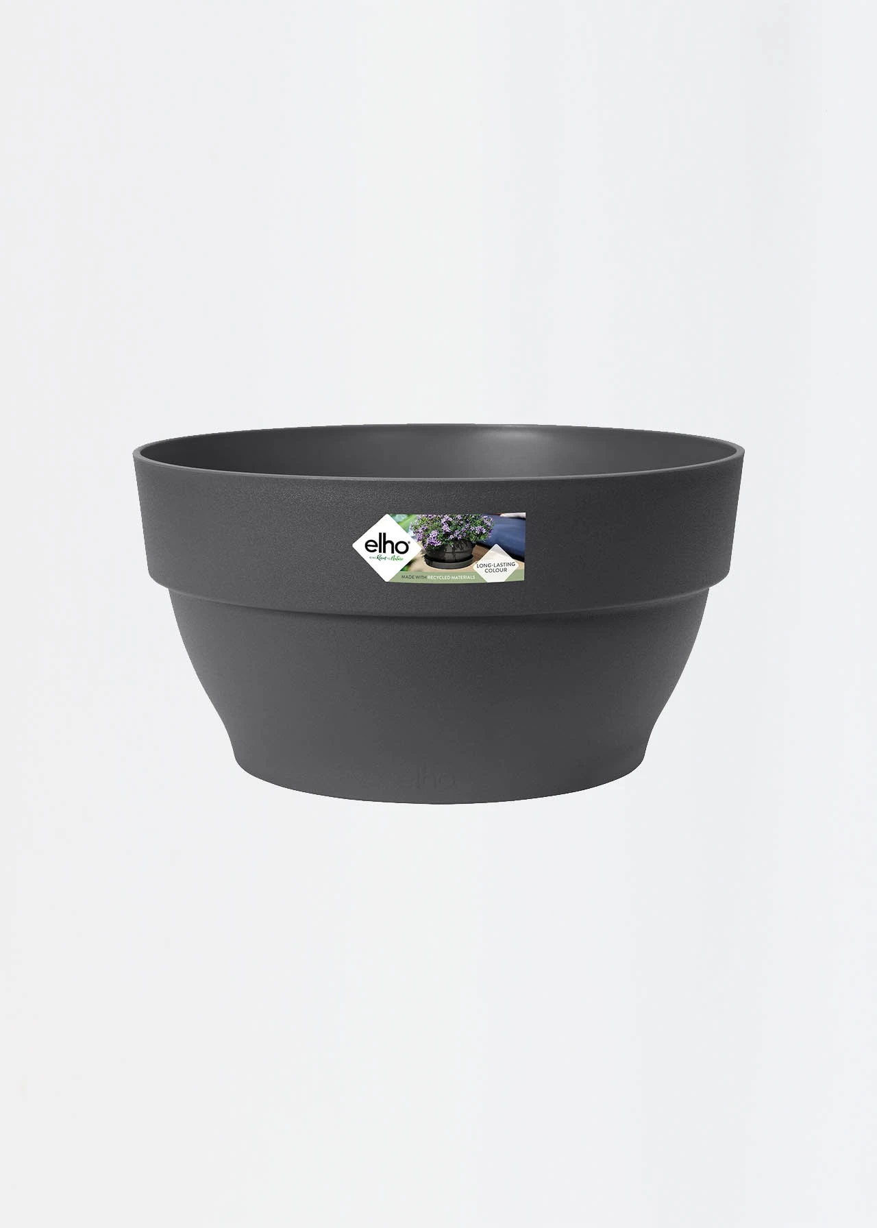 Elho Vibia Campana Bowl 34cm Anthracite 1 Elho Vibia Campana Bowl 34cm Anthracite