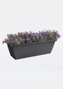 Elho Barcelona Trough 70cm Anthracite -Outdoor Garden Care Shop search 343