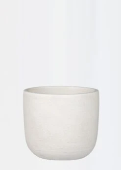 Nora Pot Round Off White 17cm