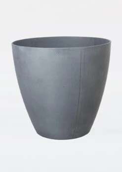 Beton Tall Round Planter 53cm Dark Grey