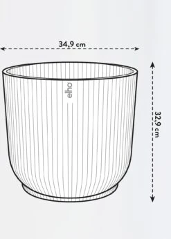 Elho Vibes Fold Pot With Wheels 35cm White 9 Elho Vibes Fold Pot With Wheels 35cm White -Outdoor Garden Care Shop search 418