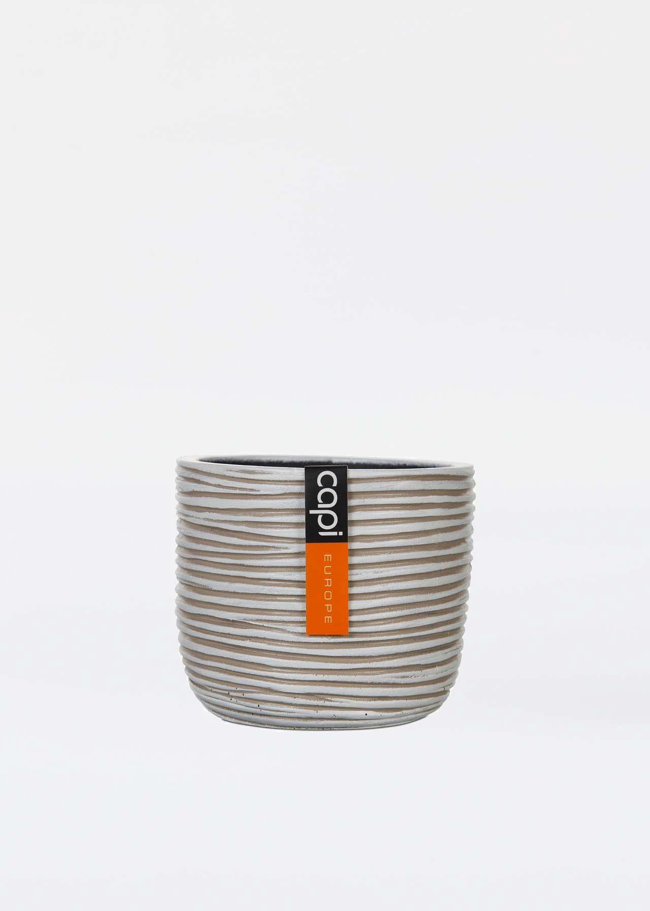 Planter Ball Rib 17x15cm Ivory 1 Planter Ball Rib 17x15cm Ivory