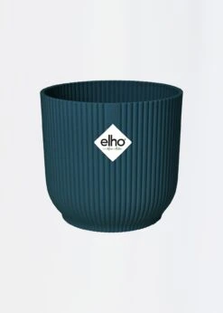 Elho Vibes Fold Pot With Wheels 35cm Blue