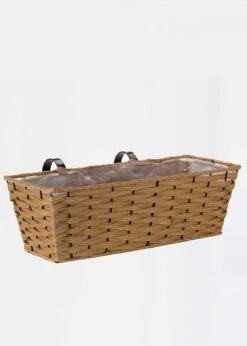 DB Sand Bari Planter 19 Inch Faux Rattan